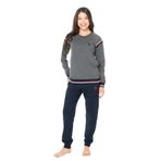 U.S. POLO ASSN. Pijama Takımı, 2XL, USPA20118W25-26, Antrasit, kadın