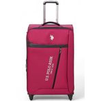 U.S. Polo Assn. PLVLZ22818A-B Bordo Kumaş Unisex Büyük Boy Valiz