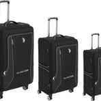 U.S. Polo Assn. PLVLZ24020 Kumaş Valiz 3Lü Set Siyah