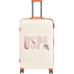 U.S. Polo Assn. Plvlz24060A Unisex Büyük Boy Valiz Tekli Beyaz Renk ile Pratik Seyahat - Standart