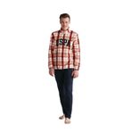 U.S. POLO ASSN. Polarlı Pijama Takımı, L, 024K.1.Z8.E.7TA.5GR4.P, Turuncu, erkek