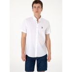 U.s. Polo Assn. Regular Fit Gömlek Yaka Beyaz Erkek Gömlek Elfygl