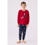 U.S. Polo Assn. Rolypoly Erkek Çocuk Kırmızı Pijama Takımı