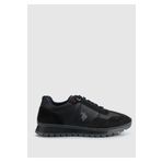 U.S. Polo Assn. Sheven Lacivert Deri Erkek Sneaker
