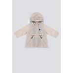 U.S. Polo Assn The Nobility Of Red Krem Kız Bebek Yağmurluk