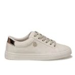 U.S. Polo Assn. Tiggy 100910790 Krem Kadın Spor Ayakkabı
