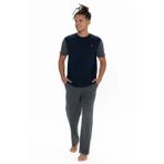 U.S. Polo Assn. U.S Polo Assn. 18898 Erkek Kısa Kollu Bisiklet Yaka Pijama Takımı-Lacivert