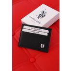 U.S. Polo Assn. U.S. POLO ASSN. 8442 HAKİKİ DERİ CÜZDAN KARTLIK SİYAH