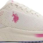 U.S. Polo Assn. U.S.POLO ASSN.BLAKE 4PR KIRIK BEYAZ LİLA COMFORT CASUAL ANATOMİK SPOR AYAKKABI