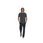 U.S. Polo Assn. U.S. Polo Assn. Erkek Antrasit Melanj 3 Lü Pijama Takım, S