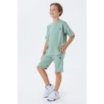 U.S. Polo Assn. U.S. Polo Assn Erkek Çocuk 2 li Bermuda T-şhirt Takım Yeşil - 14 - 15 Yaş