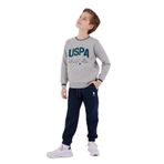 U.S. Polo Assn. U.S. Polo Assn Erkek Çocuk Eşofman Takımı, 12-13 Yaş, US2223-C-V2, Gri, erkek-çocuk