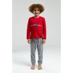 U.S. Polo Assn. U.s. Polo Assn Erkek Çocuk Kırmızı Pijama Takımı - 6 - 7 Yaş
