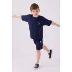 U.S. Polo Assn. U.S. Polo Assn Erkek Çocuk Mavi Bermuda Takım US1779-C-V1 - Parlement - 5 - 6 Yaş