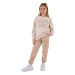 U.S. Polo Assn. U.S. Polo Assn Kız Çocuk Eşofman Takımı, 12-13 Yaş, US2311-C-V2, Krem, kız-çocuk