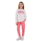 U.S. Polo Assn. U.S. Polo Assn Kız Çocuk Eşofman Takımı, 12-13 Yaş, US2315-C-V1, Beyaz, kız-çocuk