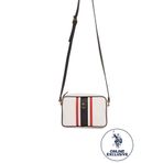U.S. Polo Assn. US8003 Beyaz-Lacivert-Kırmızı Kadın Postacı Çantası
