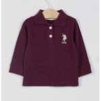 U.S. Polo Assn. USB994 Mor Bebek Uzun Kol Yakalı Sweatshirt