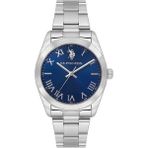 U.s Polo Assn. USPA1114-07 Quartz Çelik Gri Mavi Kadran Erkek Kol Saati