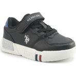U.s. Polo Assn. Uttes Jr 26/30 Çocuk Premium Ithal Sneaker Spor Ayakkabı - Siyah - Mavi