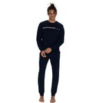 U.S. POLO ASSN. Uzun Kollu Pijama Takımı, XL, USP18921, Lacivert, Erkek