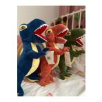 u-toys PELUŞ DİNAZOR 35 CM PELUŞ TREX BÜYÜK BOY DİNAZOR(1 ADET)