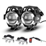 U5 Motosiklet Sis Farı Su Geçirmez 3 Mod ( 2 Adet Led + 1 Anahtar)