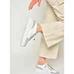 U540702103 Beyaz Hakiki Deri Spor Ayakkabı Sneakers