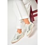 U820730509 Gümüş Kadın Spor Ayakkabı Sneakers