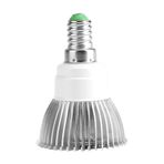 Uadme BLLBOO Grow Lamp - Full Spectrum E27/E14/GU10 85-265V 18W 18 LED Grow Light Flower Plant Hydroponic Growth Bulb(E14)