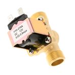Uadme pirinç solenoid valf 1/2 inç DC 12 V normalde kapalı su vanası, su uygulamaları için, akıllı içme çeşmesi, su ısıtıcısı, kuru yangını önler