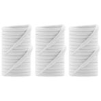 UamGlsob 3 Çift Oval Ayakkabı Bağcıkları Spor Ayakkabılar için, 1/4 "(6mm) Spor Koşu Ayakkabıları için Atletik Ayakkabı Bağcıkları Dizeleri Değiştirme, 3 Çift Beyaz, 63''/160cm