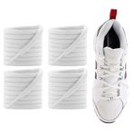 UamGlsob New Balance Sneaker için 2 Çift Oval Ayakkabı Dantelleri, 1/4" (6mm) Bağcıklı Yürüyüş Koşu için Ayakkabı Bağcığı İpleri Değiştirme, Beyaz, 63"/160cm