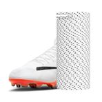 UamGlsob Nike Mercurial Ayakkabı için 5/32 '' (4mm) Futbol Ayakkabı Dantelleri, Futbol Sneakers için İnce Düz Ayakkabı Bağcığı Yedek Dizeleri, Beyaz+siyah nokta, 47''/120cm