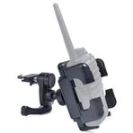 UAYESOK Araç Telsiz Tutacağı Rotate Walkie Talkie Mount Bracket Motorola Baofeng Kenwood HYT Yaesu Icom Midland Retevis Handheld Two Way Radio Portable für Auto SUV Air Valfi