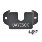 UAYESOK Baofeng Kenwood Motorola Quansheng için 3'ü 1 arada araç telsiz tutucu, 3M yapışkan arka yüzlü CB telsiz mikro tutucu (siyah 1 adet)