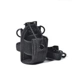 UAYESOK Küçük Telsiz Cihazları Çantası, Walkie Talkie Holster Taşıma Çantası Çanta, Polis Güvenlik Kemeri Klipsli Çanta Baofeng UV-5R UV82 888S Motorola TLKR Talkabout Midland Kenwood İki Yönlü Telsiz