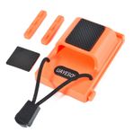 UAYESOK Radyo Tutucu Kemer Klipsi Evrensel Walkie Talkie Kılıf Görev Kemeri Taktik Polis El Telsizi Kılıfı Kenwood Motorola Baofeng Quansheng Icom Midland İki Yönlü Telsiz (Turuncu)
