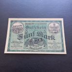 Über 1918 Almanya 5 Mark Çil Eski Yabancı Kağıt Para - 3996366B8EE3556434