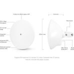 Ubiquiti Ltu-Pro 1 Port Gigabit 5ghz 900MBPS 24DBI 14 Derece 25KM Ptp/ptmp Diş Ortam Access Point(Adaptörlü) - Tek Seçenek