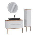 UBM Bagnom Ubm Monarc 80 Cm Lake Banyo Dolabı Beyaz