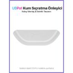Ubtech C10 Pro+ Kameralı Otomatik Akıllı Kedi Tuvaleti için Aparat/Buffle, Kum Sıçratma Önleyici Aparat/Buffle