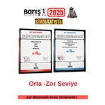 Üç Dört Beş Yayıncılık Barış Çelenk Ayt Matematik Konu Denemeleri Tri-Lmt-Trv-İntgral-Fonk-Log-Dizi(2 Kitap)+Kalemlik