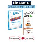 Üç Dört Beş Yayıncılık Üç Dört Beş Yayınları 0'dan Start Matematik Şenol Hoca+Yargı TYT Matematik Defteri