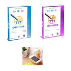 Üç Dört Beş Yayınları TYT Türkçe ve TYT Matematik branş deneme 2025-2026 güncel basım(priz telefon tutucu hediye)