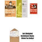 Üç Kuruşluk Opera + Bertolt Brecht - Bütün Oyunları 2 (Ciltli) + Gecede Trampet Sesleri + Okuma Sticker'ları - 2173.5