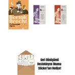 Üç Kuruşluk Opera + Bertolt Brecht - Bütün Oyunları 3 (Ciltli) + Bertolt Brecht - Bütün Oyunları 1 (Ciltli) + Okuma Sticker'ları - 2731.05