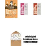 Üç Kuruşluk Opera + Bertolt Brecht - Bütün Oyunları 5 + Bertolt Brecht - Bütün Oyunları 1 (Ciltli) + Okuma Sticker'ları - 2535.3000000000002