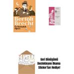 Üç Kuruşluk Opera + Bertolt Brecht - Bütün Oyunları 5 (Ciltli) + Okuma Sticker'ları - 1664.5500000000002