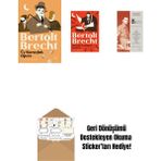 Üç Kuruşluk Opera + Gecede Trampet Sesleri + Bertolt Brecht - Bütün Oyunları 1 (Ciltli) + Okuma Sticker'ları - 1830.6000000000001
